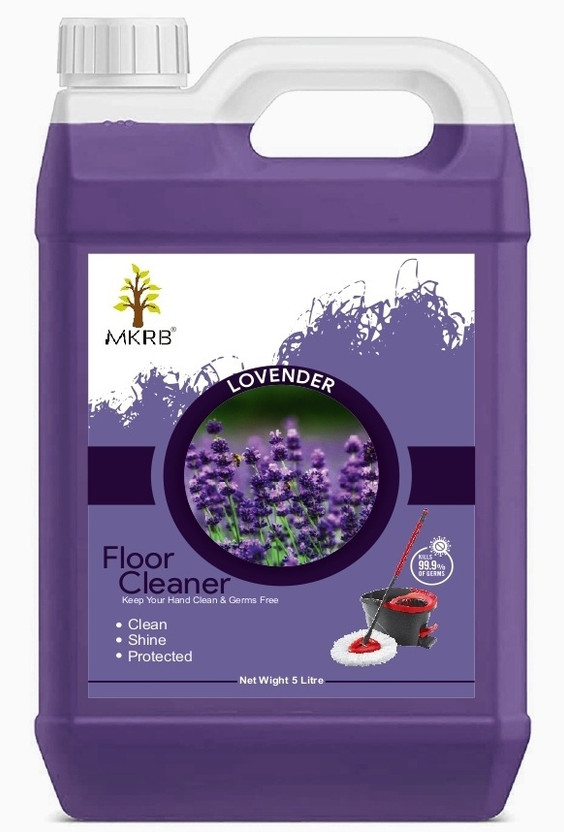 MKRB Floor, Ceramic, & Tile Cleaner, Multi-surface Floor Cleaner Kills 99.9% Germs Lavender(5 L)