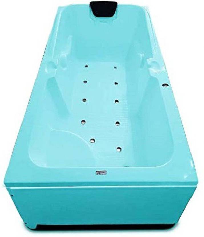 MADONNA Ceaser 6 Ft with Bubble Bath, Front and Side Panel Cyan Blue