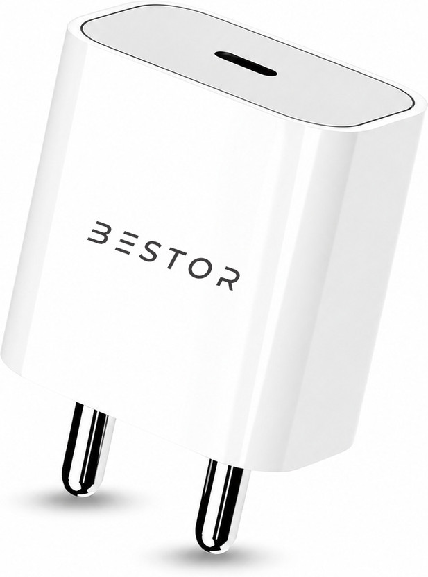 Bestor 20 W PD 3 A Wall Charger for Mobile(White)