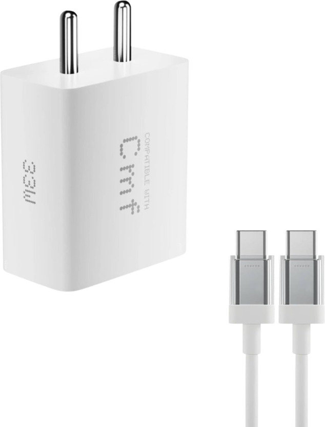 RORRY 33 W GaN 3 A Wall Charger for Mobile with Detachable Cable(33W GaN Charger Compatible with n0thing 2a pro, White)