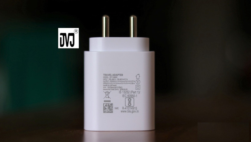 DVJ Wall Charger for Mobile with Detachable Cable(White, Cable Included)