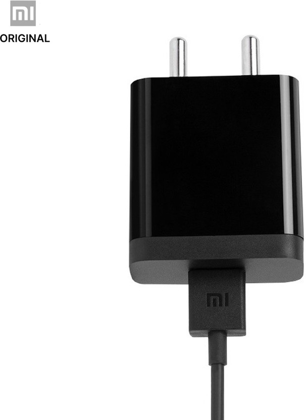Mi 10 W Supercharge 2 A Wall Charger for Mobile with Detachable Cable(Black, Cable Included)