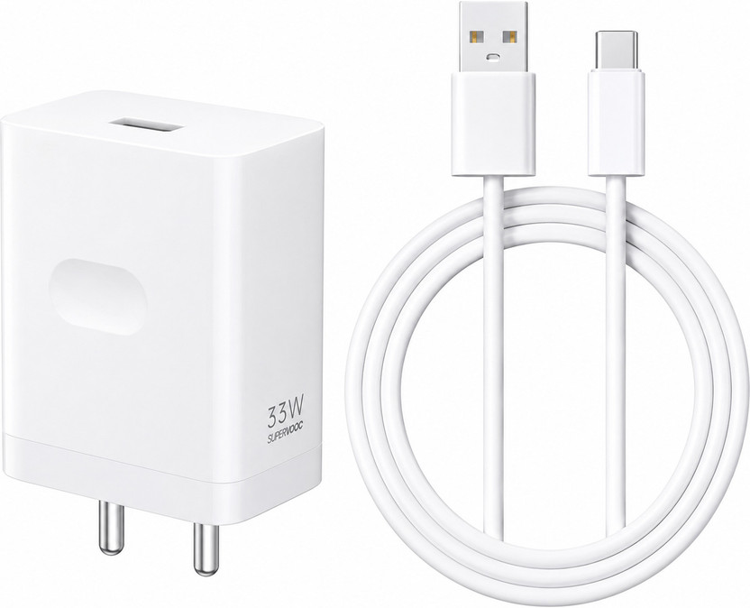 brandarf brandarf 33 W SuperVOOC 6 A Wall Charger for Mobile with Detachable Cable(White) - Flipkart Deal