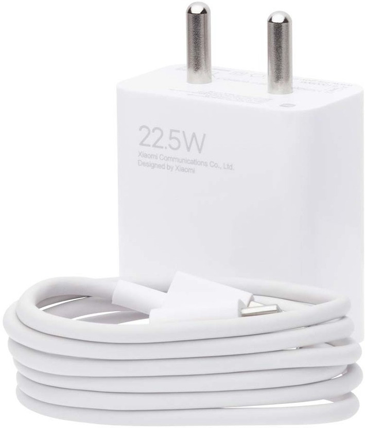 Mi 22.5 W Quick Charge 3 A Wall Charger for Mobile with Detachable Cable(White, Cable Included)