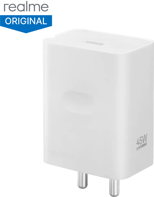 realme 45 W SuperVOOC 5 A Wall Charger for Mobile(White)