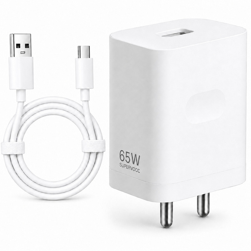 Solarity Solarity 65 W SuperVOOC 6.5 A Wall Charger for Mobile with Detachable Cable(White, Cable Included) - Flipkart Deal