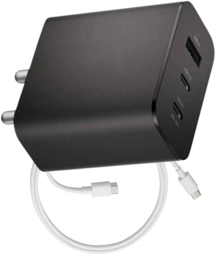 GaN Charger 65 W Power GaN 6.5 A Wall Charger for Mobile with Detachable Cable(Black Compatible With Nothing 2/ Nothing1/ Nothing 2a /Nothing 2a Plus, Cable Included)