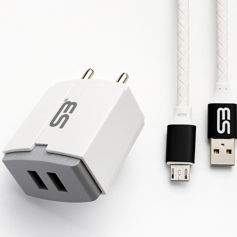 shopbucket shopbucket 12 W 3.4 A Wall Charger for Mobile with Detachable Cable(White, Cable Included) - Flipkart Deal