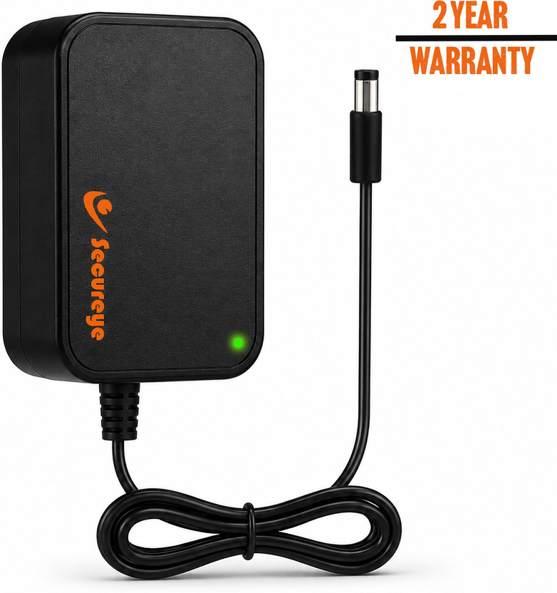 SECUREYE SECUREYE 24 W 2 A SMPS Charger for Camera(Black) - Flipkart Deal