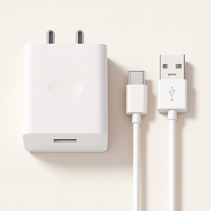 SB 33 W VOOC 4 A Wall Charger for Mobile with Detachable Cable(White, Cable Included)