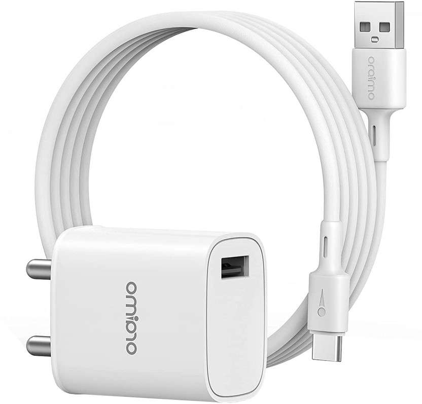 ORAIMO 18 W 3 A Wall Charger for Mobile with Detachable Cable(White, Cable Included)