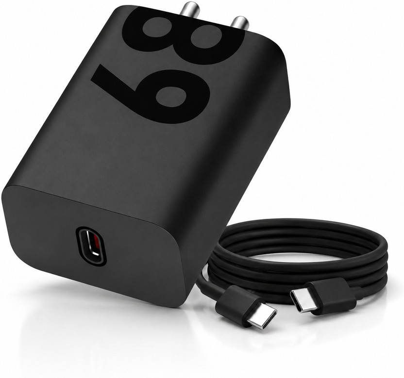 MMAK MMAK 68 W Adaptive Fast Charging 7 A Wall Charger for Mobile with Detachable Cable(Black) - Flipkart Deal