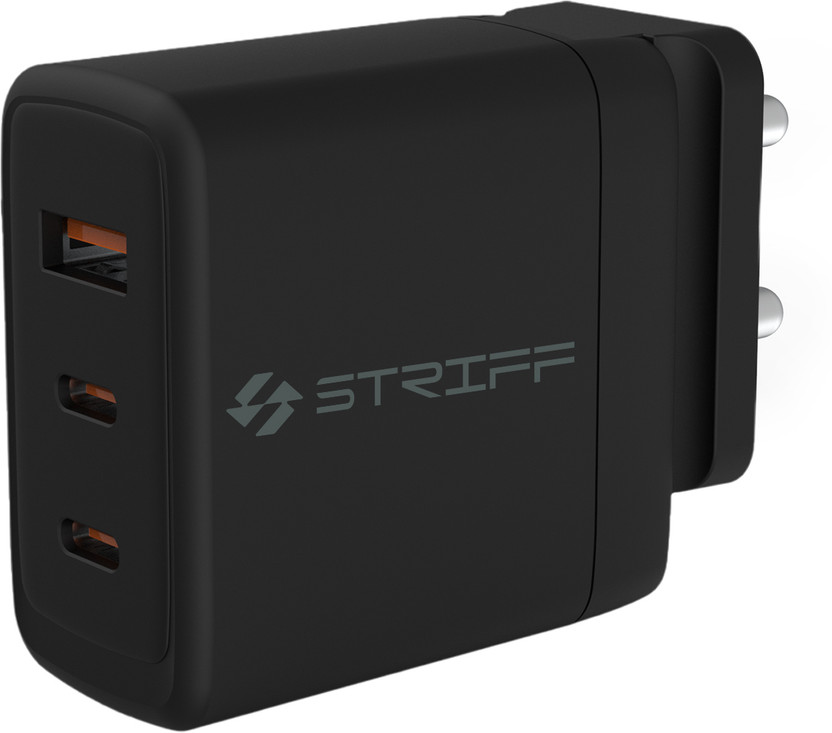 STRIFF STRIFF 65 W GaN 3.4 A Wall Charger for Mobile(Black) - Flipkart Deal