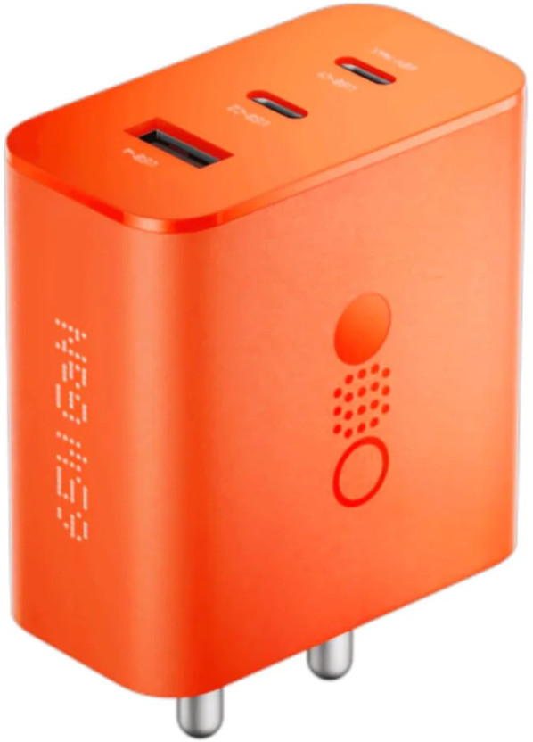 BLYNOIZ 65 W GaN 6.5 A Wall Charger for Mobile(Orange)