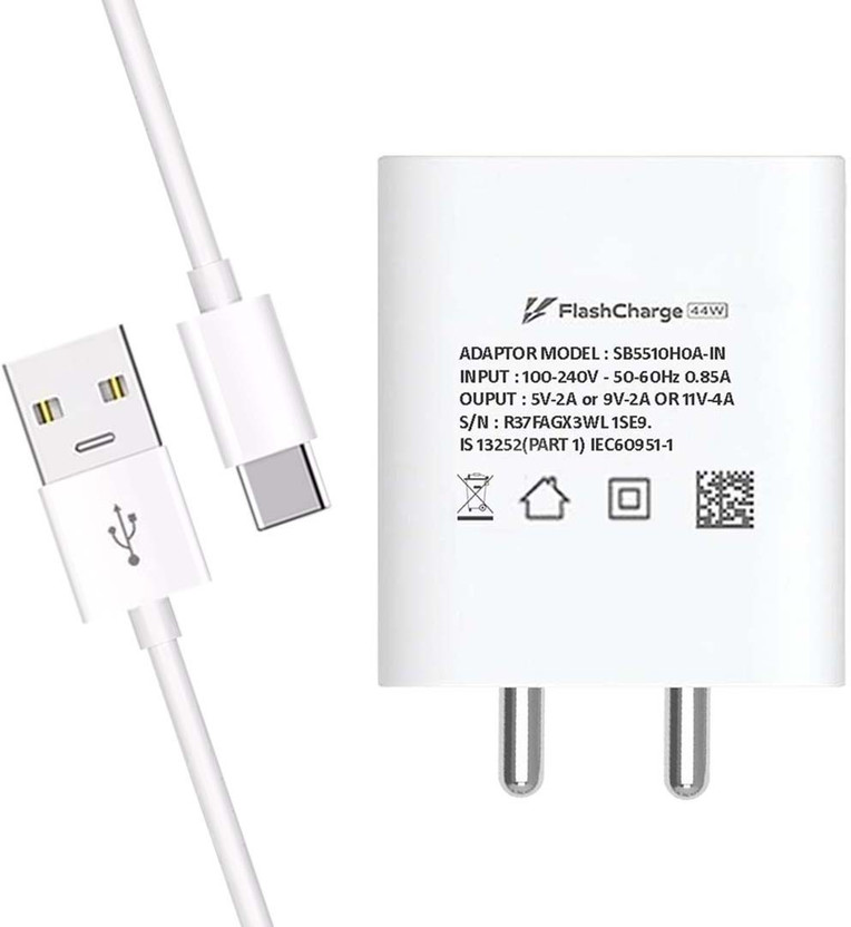 SB 44 W 4 A Wall Charger for Mobile with Detachable Cable(support FLASH 2.0 only supported device, White, Cable Included)