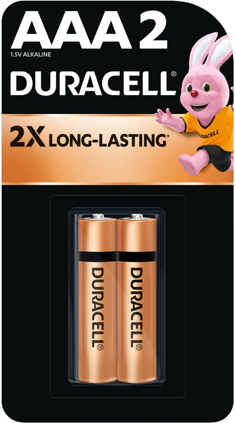 DURACELL Alkaline AAA, Everyday Devices, Clock, Toy, Remote  Battery(Pack of 2)