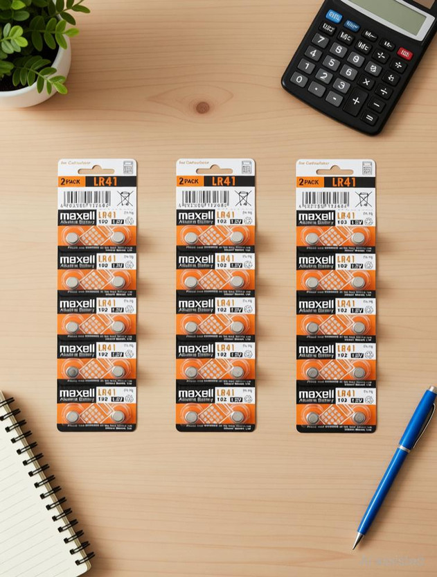 geeta enterprises LR41 1.5V Alkaline Coin Cell - 30 PCS (Silver)  (Pack of 10)  Battery(Pack of 30)
