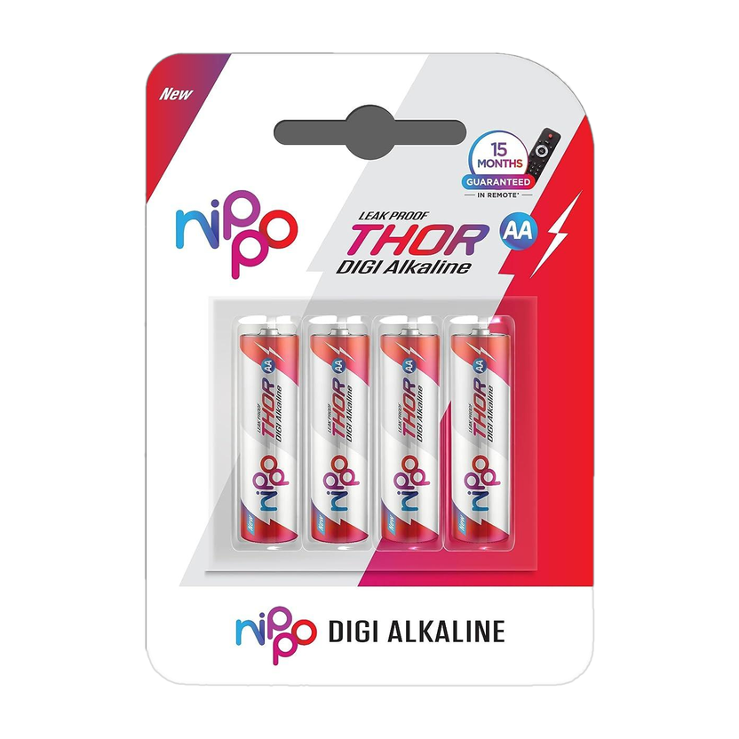 Nippo Thor AA  Battery(Pack of 4)