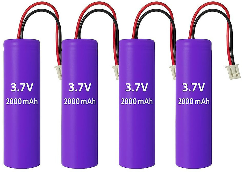 Flysmart Flysmart 3.7V 2000mAh Lithium Ion Rechargeable  for DIY and GPS Use  Battery(Pack of 4) - Flipkart Deal