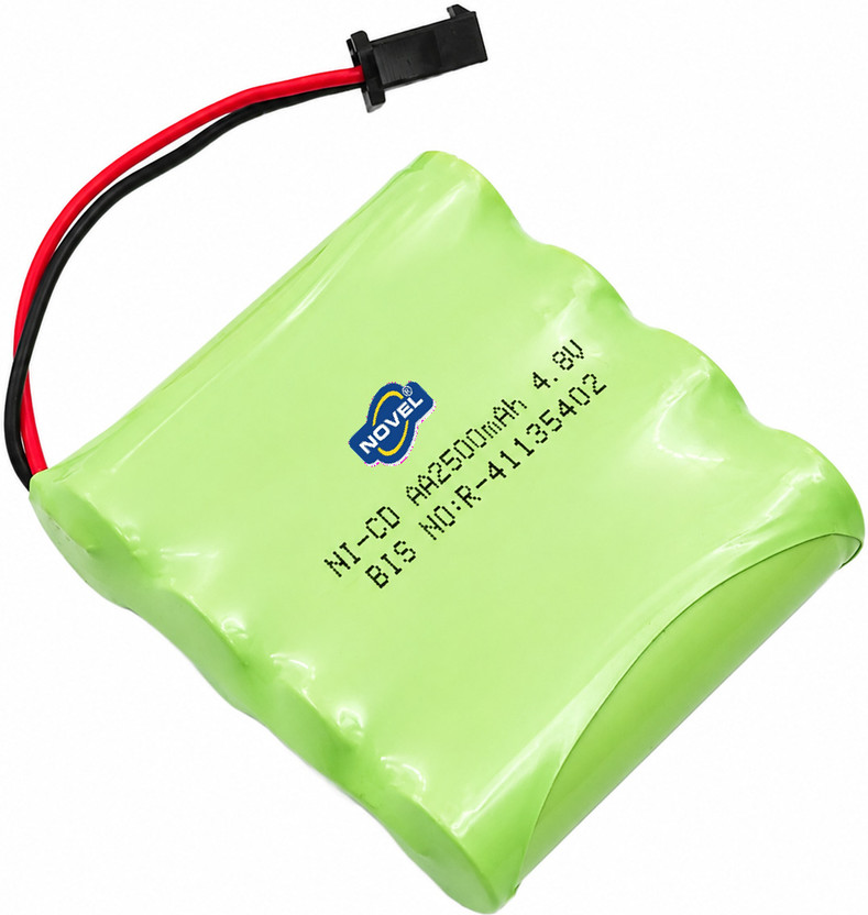NOVEL 4.8V AA 2500mAh NI-CD RECHARGEABLE BATTERY  Battery