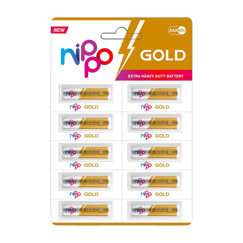 Nippo 4 DG Zinc Carbon AAA  Battery(Pack of 10)