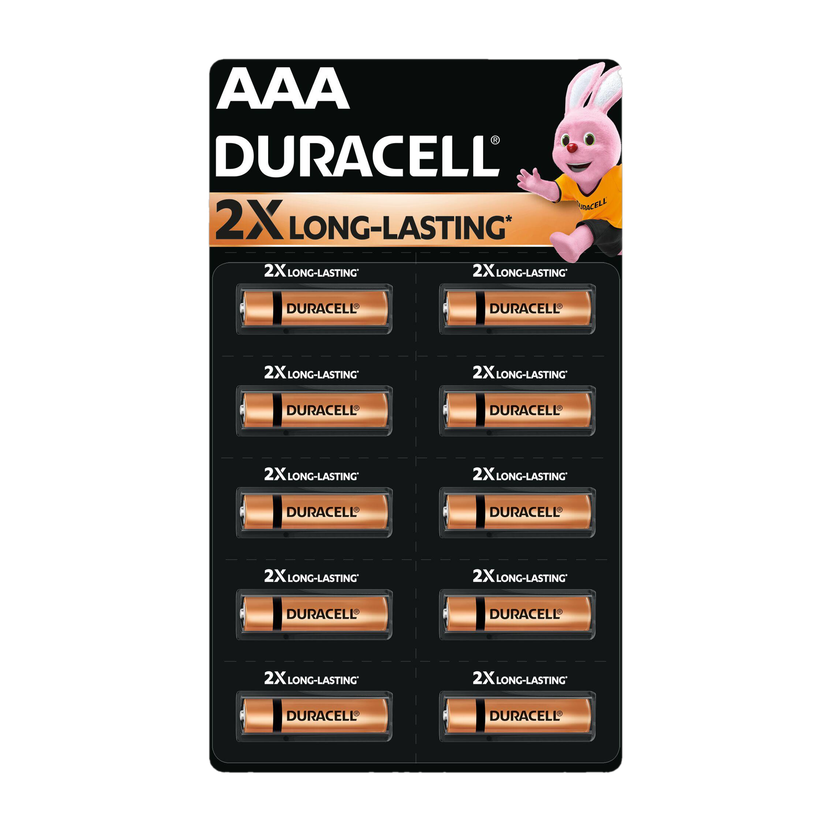 DURACELL Alkaline AAA, Everyday Devices, Clock, Toy, Remote  Battery(Pack of 10)