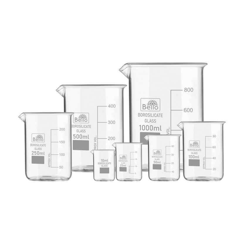 Bello 1000 ml Measuring Beaker(Pack of 7)