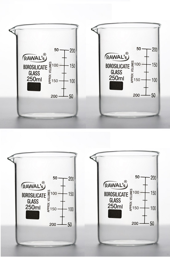 RAWAL'S 250 ml Low Form Beaker(Pack of 1)