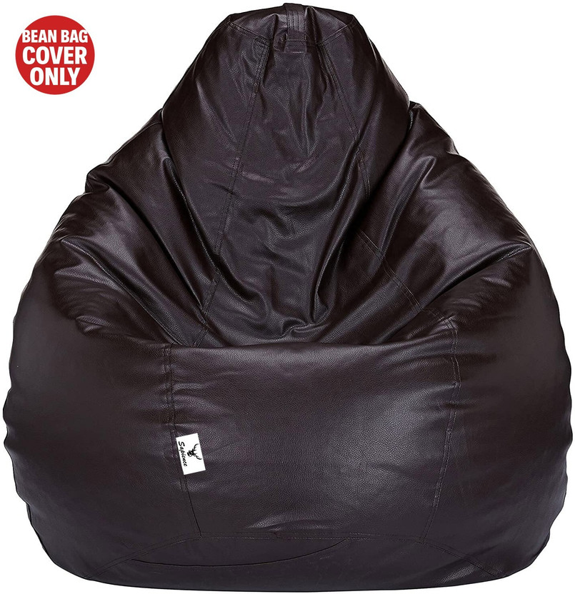 Sapience XXXL Tear Drop Bean Bag Cover  (Without Beans)(Maroon)
