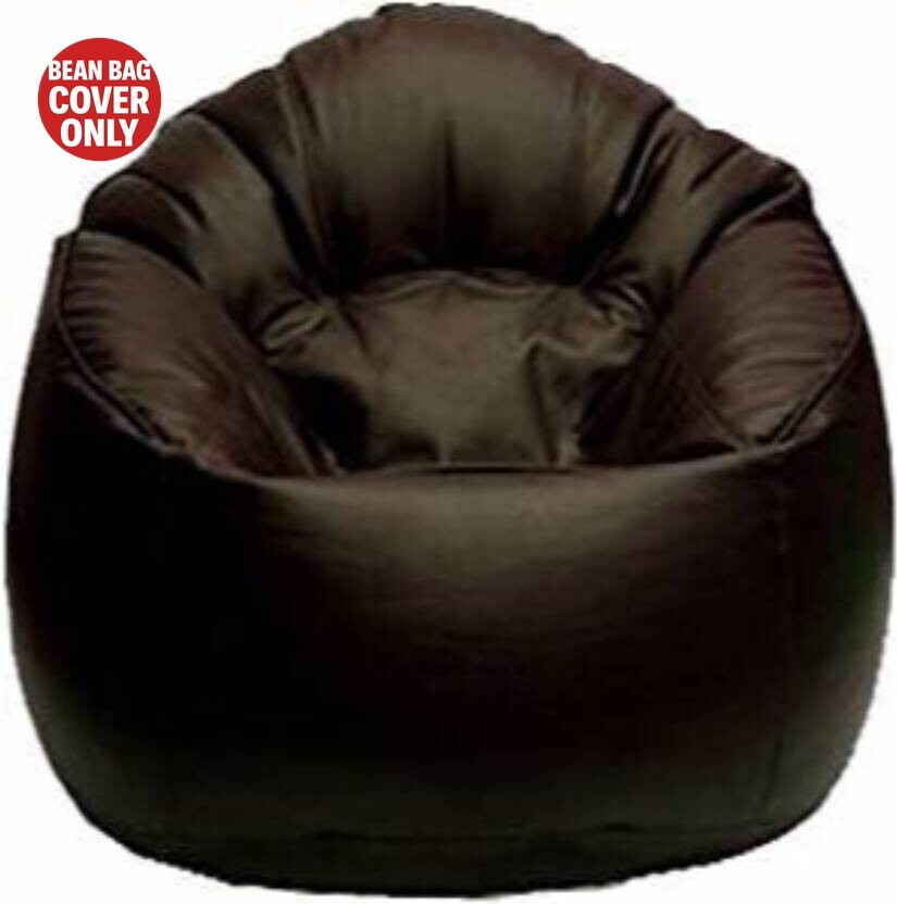 Gunj XXXL Chair Bean Bag Cover  (Without Beans)(Brown)