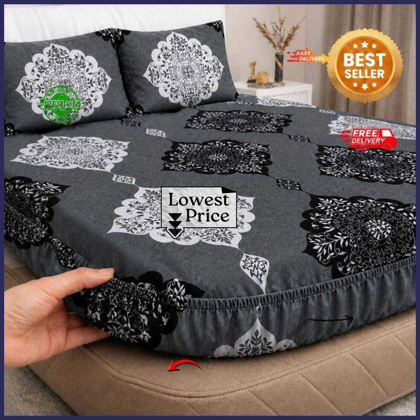 TomCruise TomCruise Reversible Cotton King Bed Cover(Multicolor) - Flipkart Deal