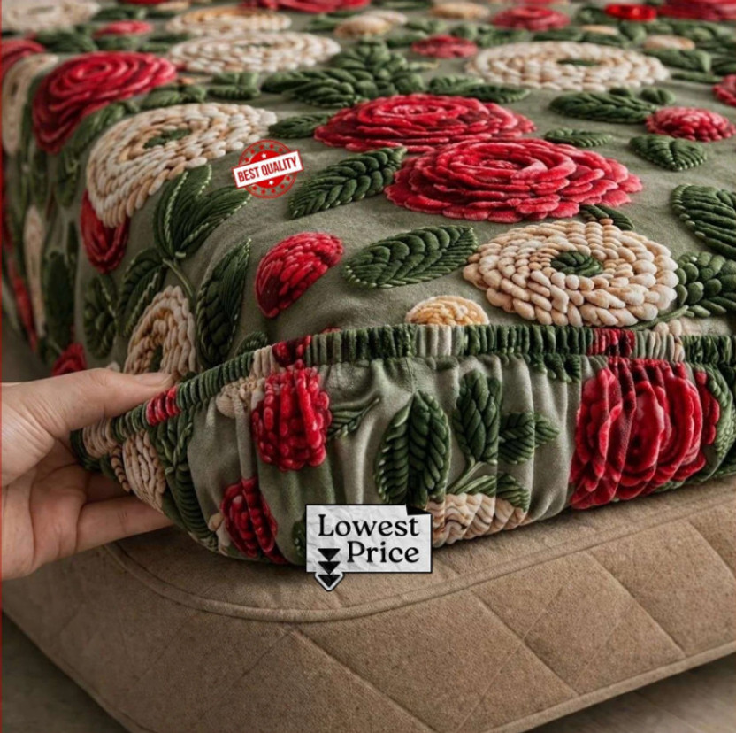 TrueDay TrueDay Reversible Cotton Double Bed Cover(Lavender) - Flipkart Deal