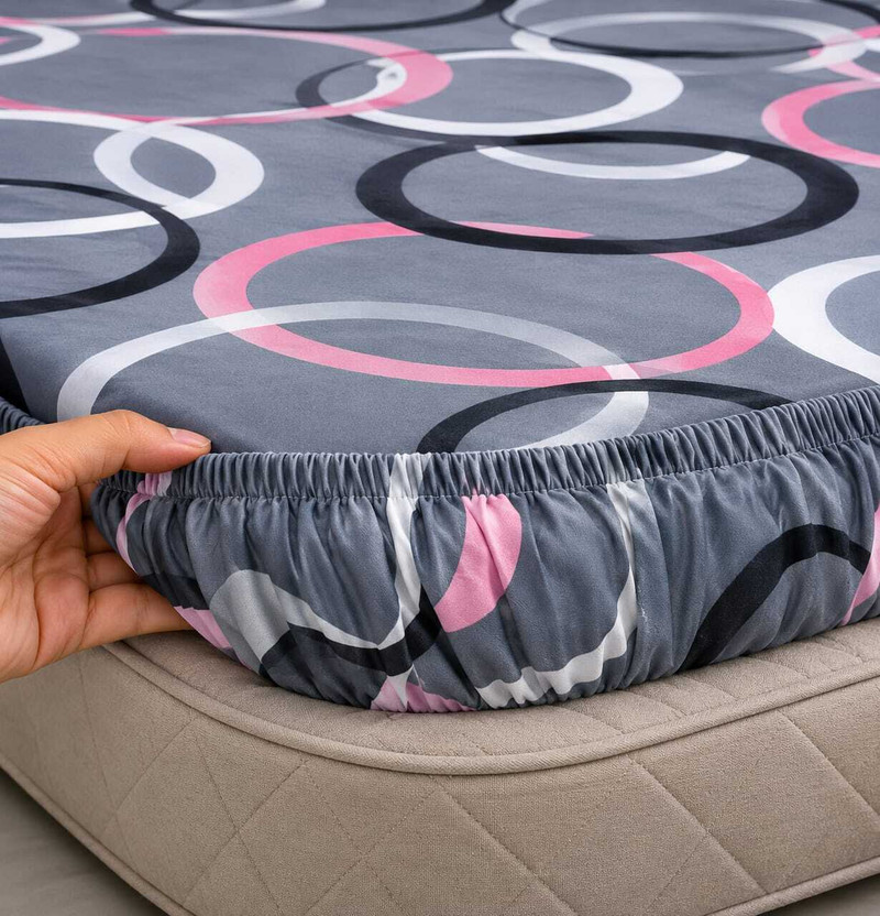 LA LA MANTTA Cotton Viscose Blend Double Bed Cover(Grey) - Flipkart Deal