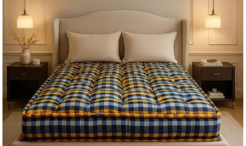 Shree shyam group Rishu2 5 inch King Cotton Mattress(L x W: 72 inch x 48 inch)