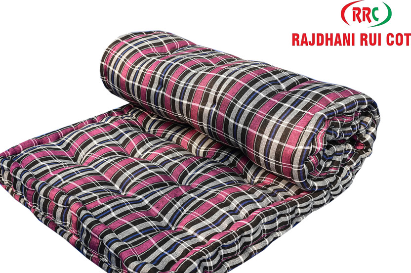 Rajdhani Rajdhani RUI Cotton Mattress 4 inch Single Cotton Mattress(L x W: 72 inch x 36 inch) - Flipkart Deal