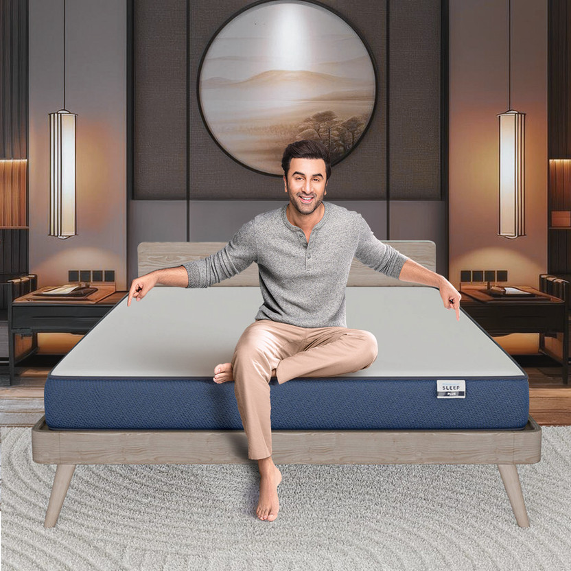 Nilkamal SLEEP Plus Orthopaedic 5 inch Double Memory Foam Mattress(L x W: 72 inch x 48 inch)