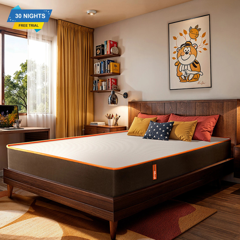 Sleepyhead Original - BodyIQ Orthopedic Memory Foam 6 inch Single High Density (HD) Foam Mattress(L x W: 75 inch x 36 inch)