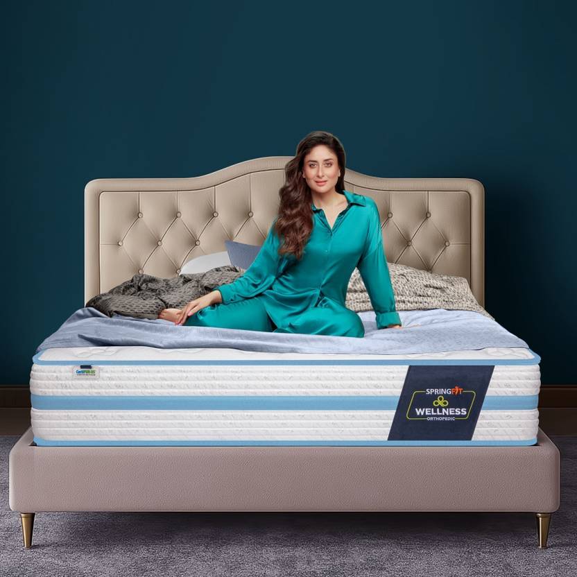 SPRINGFIT Wellness Orthopedic Gelled Polly Quilt 5 Inch inch Queen Bonded Foam Mattress