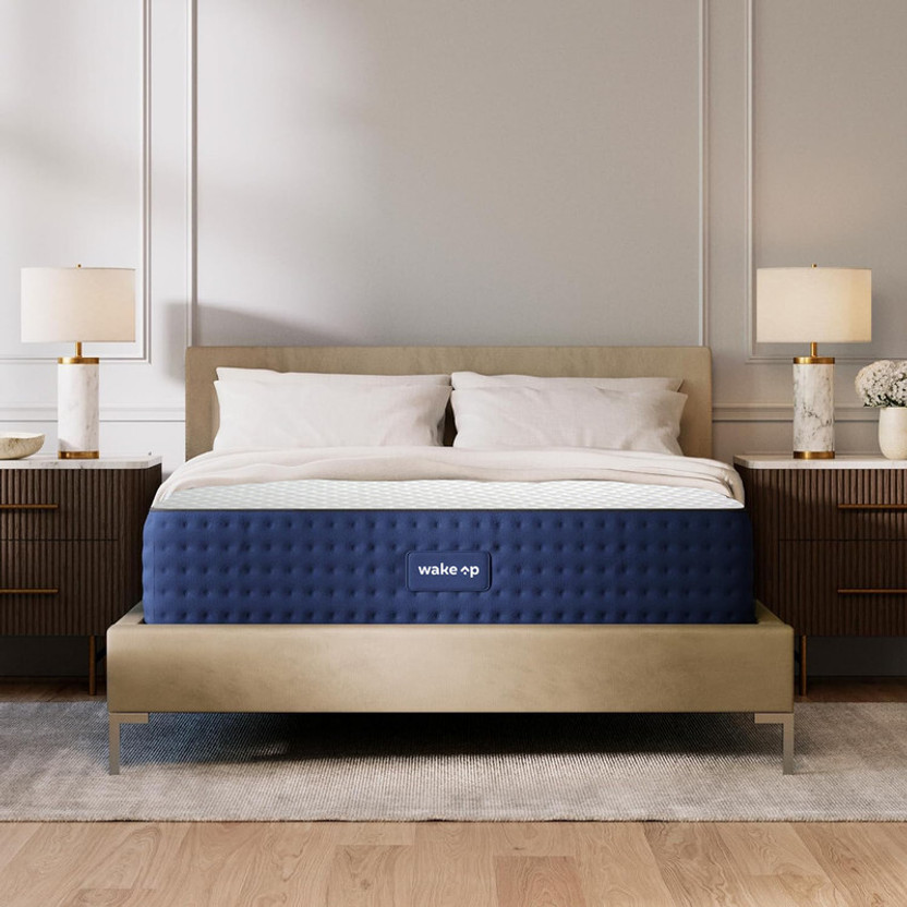 Wakeup Wakeup India Virasat Dual Comfort With Body Zone Technology Mattress in a Box | Medium Firm | 8 inch King High Resilience (HR) Foam Mattress(Vacuum Packed L x W: 78 inch x 70 inch) - Flipkart Deal