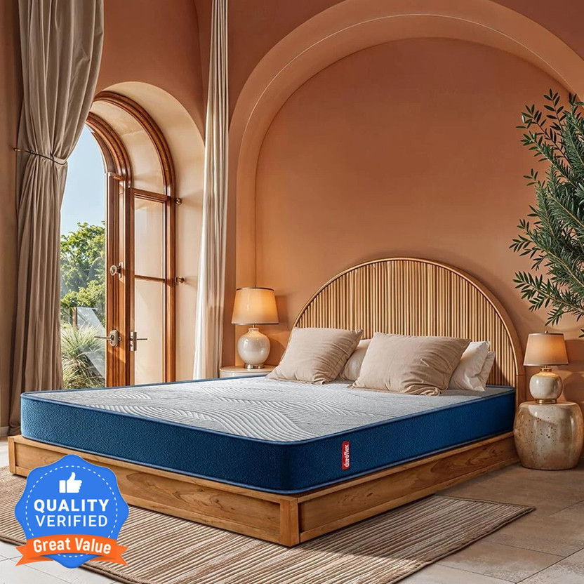 Duroflex Livein Duropedic with Doctor Recommended 5 Zone Orthopedic Support Layer 6 inch Single Memory Foam Mattress(L x W: 72 inch x 35 inch)