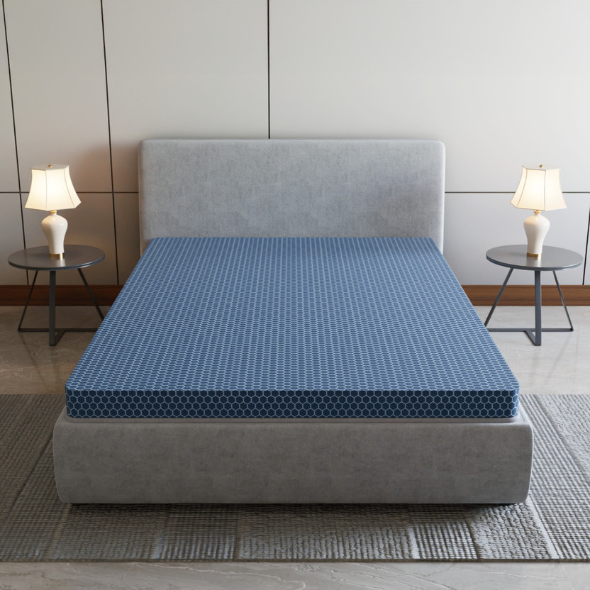 SleepyHug AirCell Ortho SpineX Essential 3 inch Single High Resilience (HR) Foam Mattress(L x W: 78 inch x 36 inch)