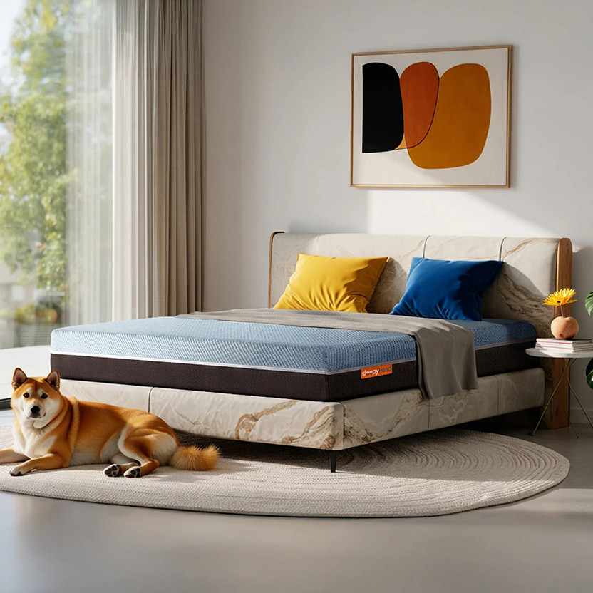 Sleepyhead Laxe - BodyIQ Orthopedic Memory Foam 8 inch Queen Latex Foam Mattress(Vacuum Packed L x W: 78 inch x 60 inch)