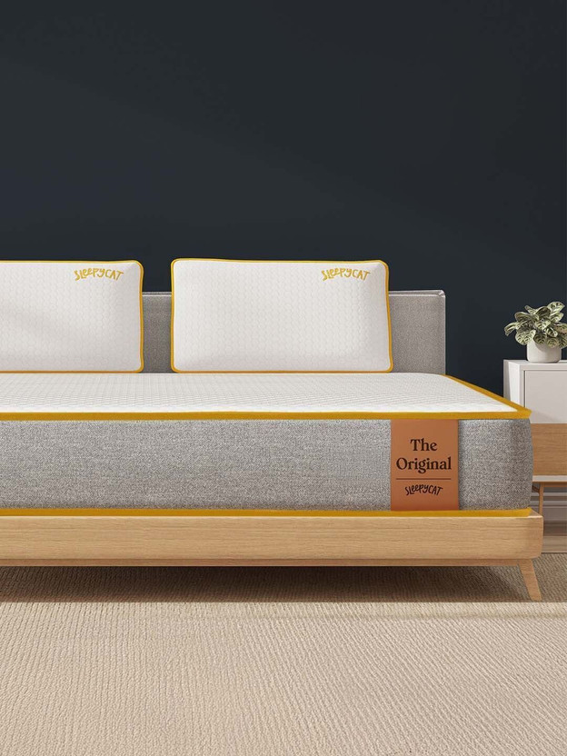 SleepyCat Original Ortho with AirGen Memory Foam 8 inch Queen Memory Foam Mattress(L x W: 78 inch x 60 inch)