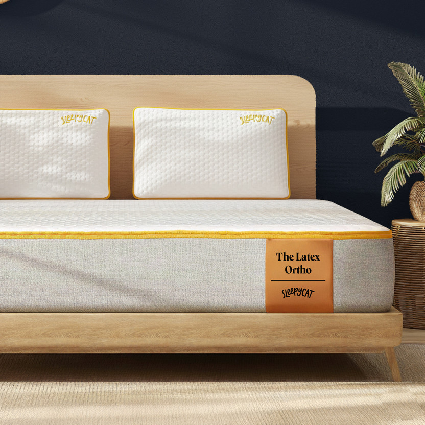 SleepyCat Latex Orthopedic 6 inch King Latex Foam Mattress(L x W: 78 inch x 72 inch)