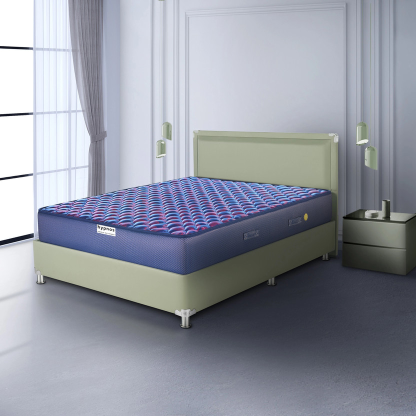 Hypnos Caspio Orthopedic High Resillence PU Foam, Medium Soft, Even Weight Distribution 6 inch Single Bonnell Spring Mattress(L x W: 75 inch x 30 inch)
