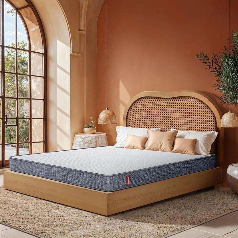 Duroflex LiveIn 2 in 1 Reversible 5 inch Single High Resilience (HR) Foam Mattress(L x W: 75 inch x 30 inch)