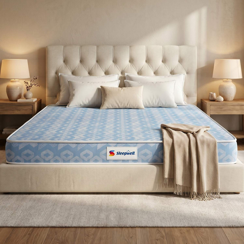 Sleepwell Orthopedic, Impression Memory Foam, Firm Resitec Support Layer, Anti-Microbial 5 inch Single Memory Foam Mattress(L x W: 78 inch x 35 inch)