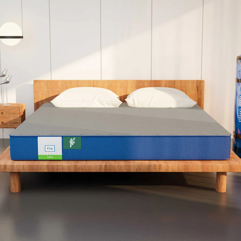 FLO Ortho 6 inch King PU Foam Mattress(L x W: 72 inch x 70 inch)