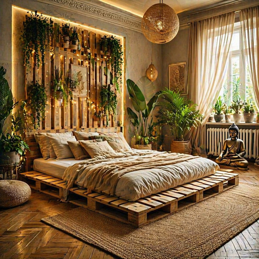 wakeflt Single wooden Pallet Bed Frame – Minimalist Platform Design Solid Wood Single Bed, 150 cm x 60 cm (4.92 ft x 1.97 ft)(Finish Color - Brown, Delivery Condition - DIY(Do-It-Yourself))