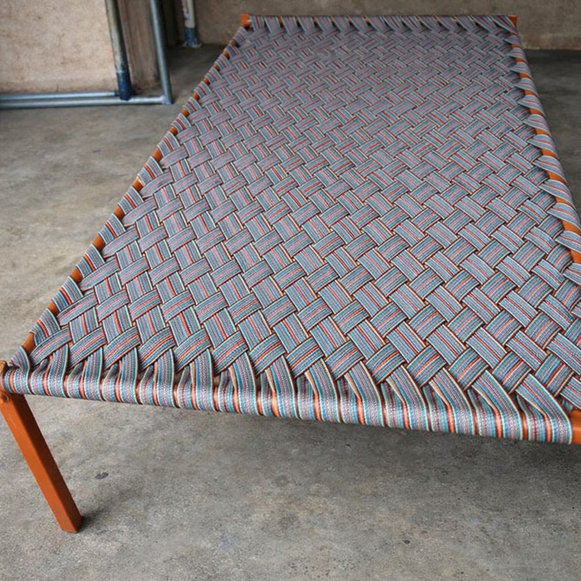 Khatlahouse Metal Single Bed, 182 cm x 91 cm (5.97 ft x 2.99 ft)(Finish Color - gray, Delivery Condition - Pre-assembled)